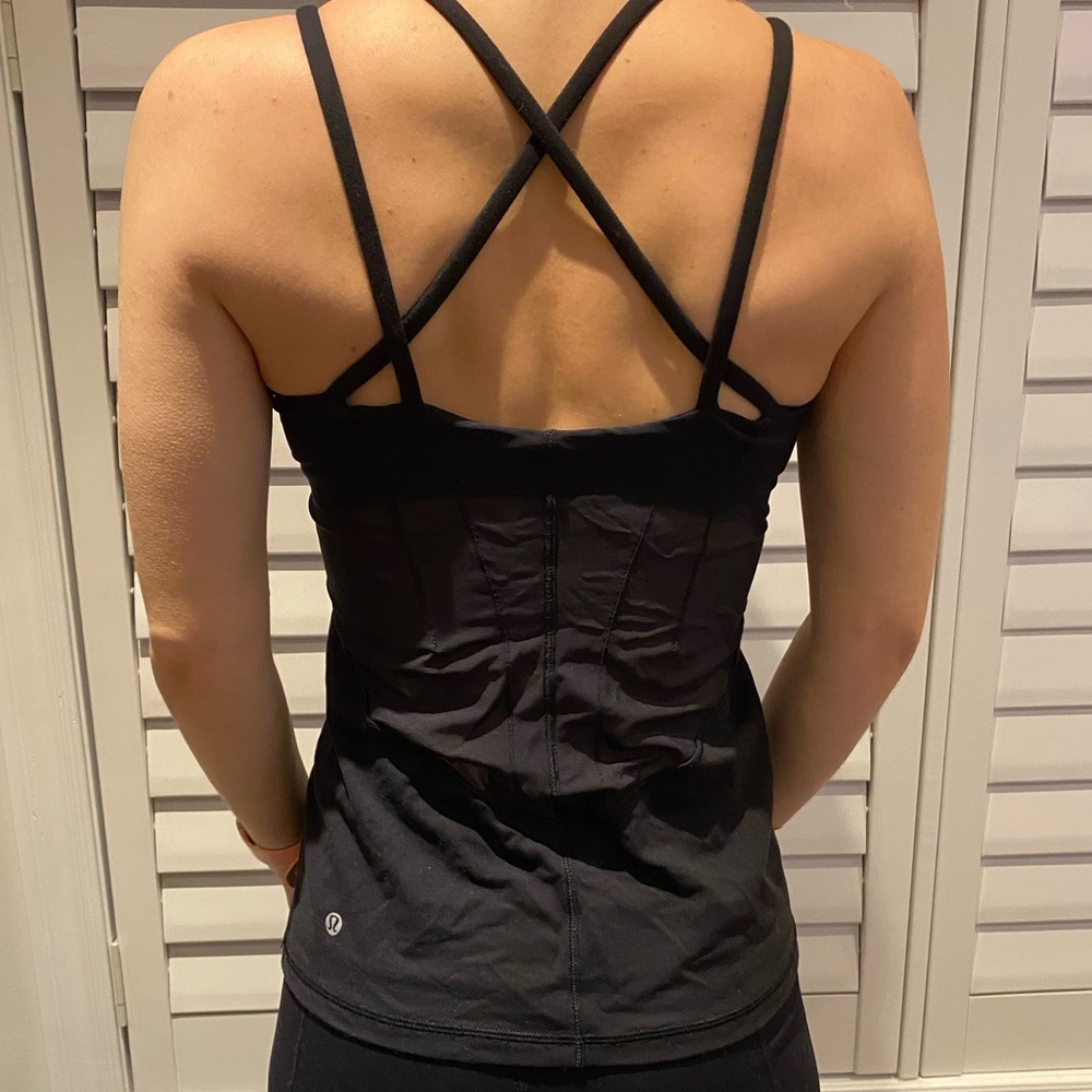 Lululemon Double Strap Tank with Mesh Inserts